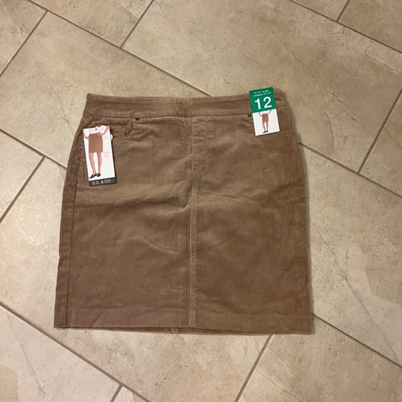 S. C & Co shirt corduroy skirt - Picture 2 of 2
